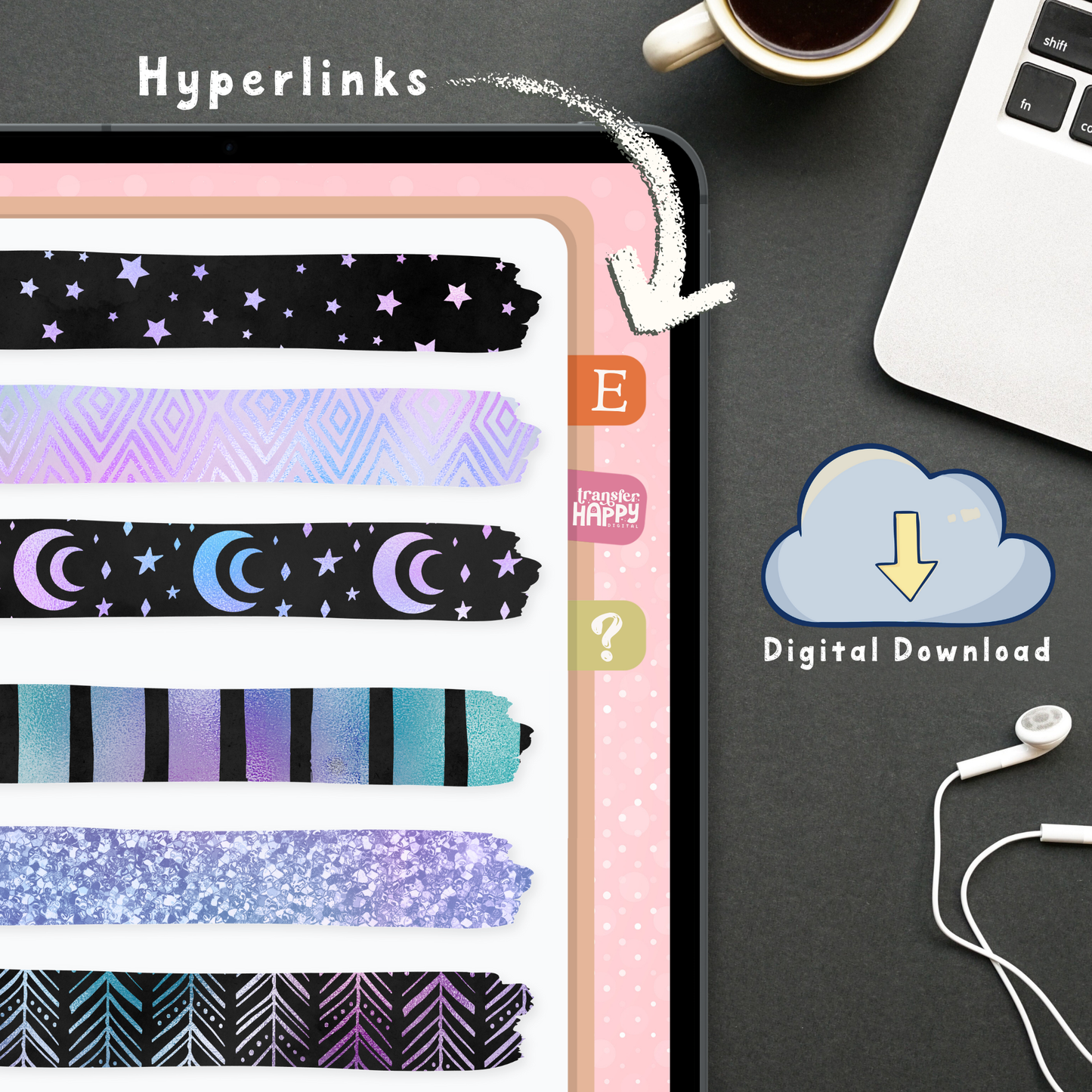 Essential Digital Planner Stickers