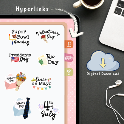 Holiday Digital Stickers (Version 2)