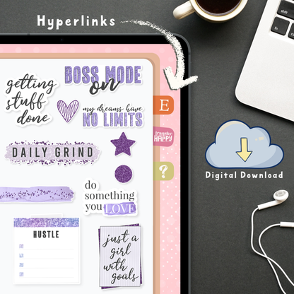 Boss Digital Planner Stickers