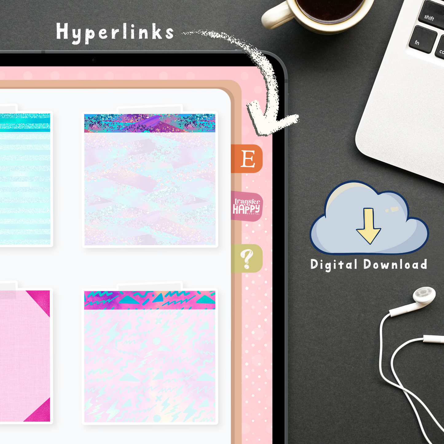 Sticky Notes Digital Planner Stickers