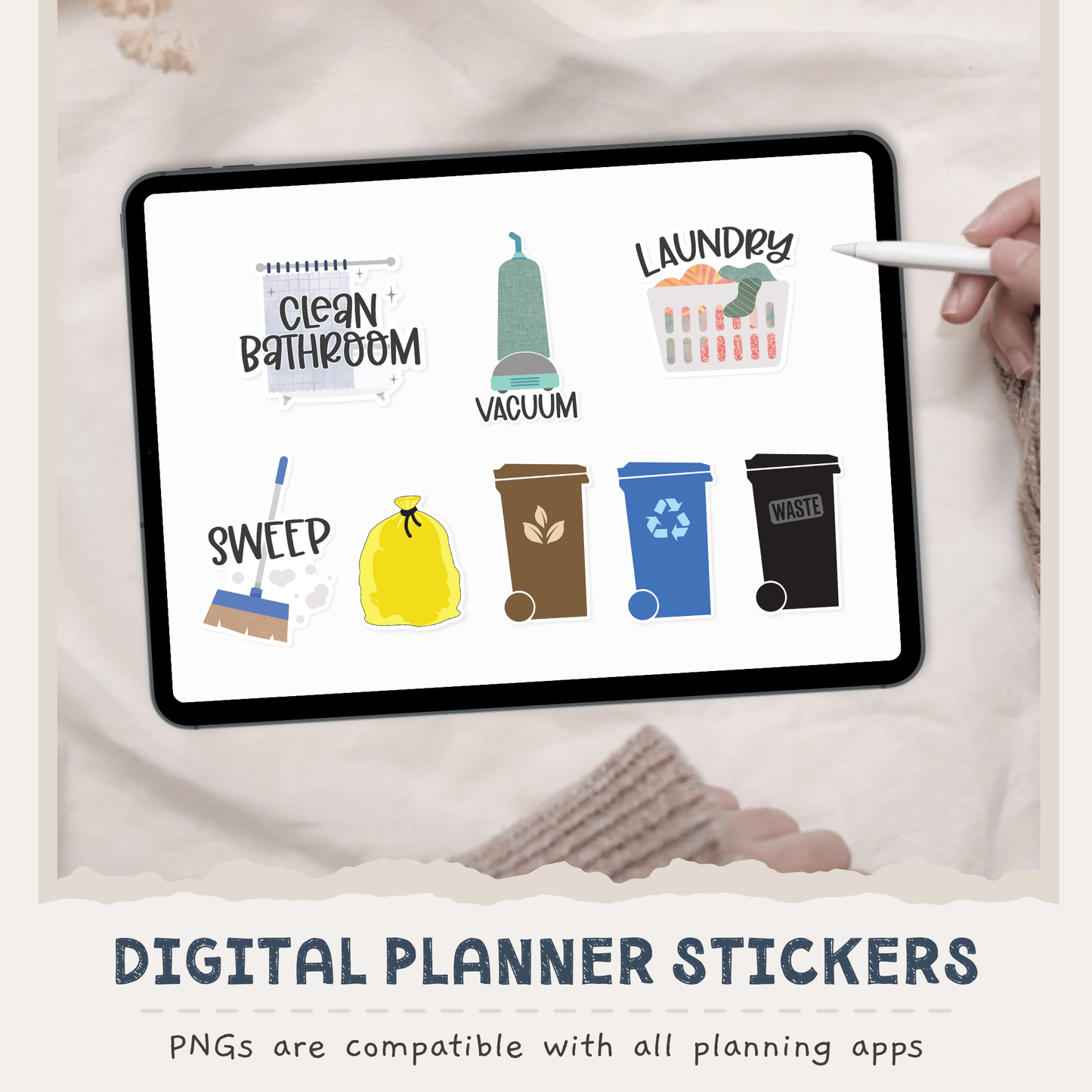 Household Chores Planner Stickers
