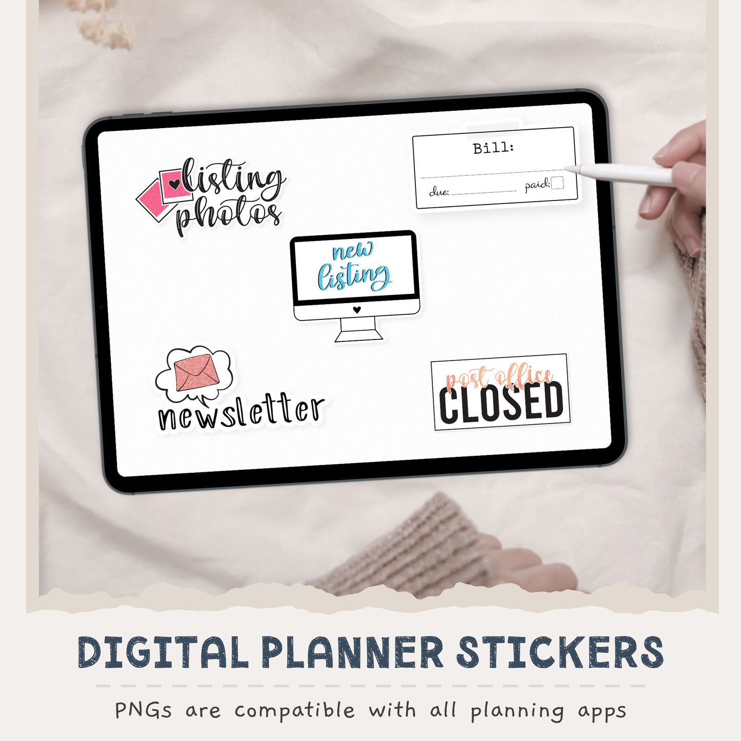 Small Business Digital Planner Stickers