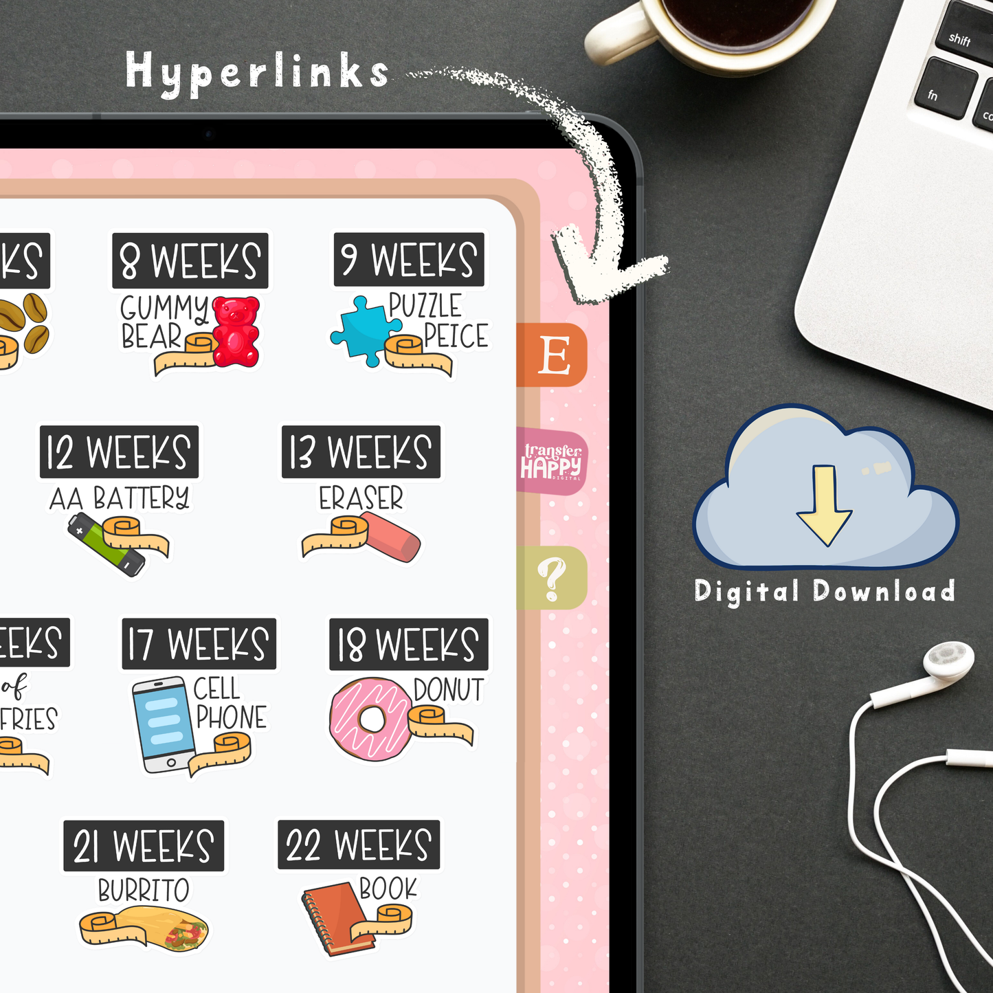 Pregnancy Digital Stickers