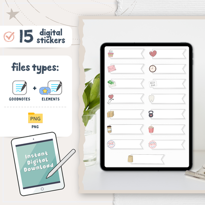 To-Do List Digital Planner Stickers