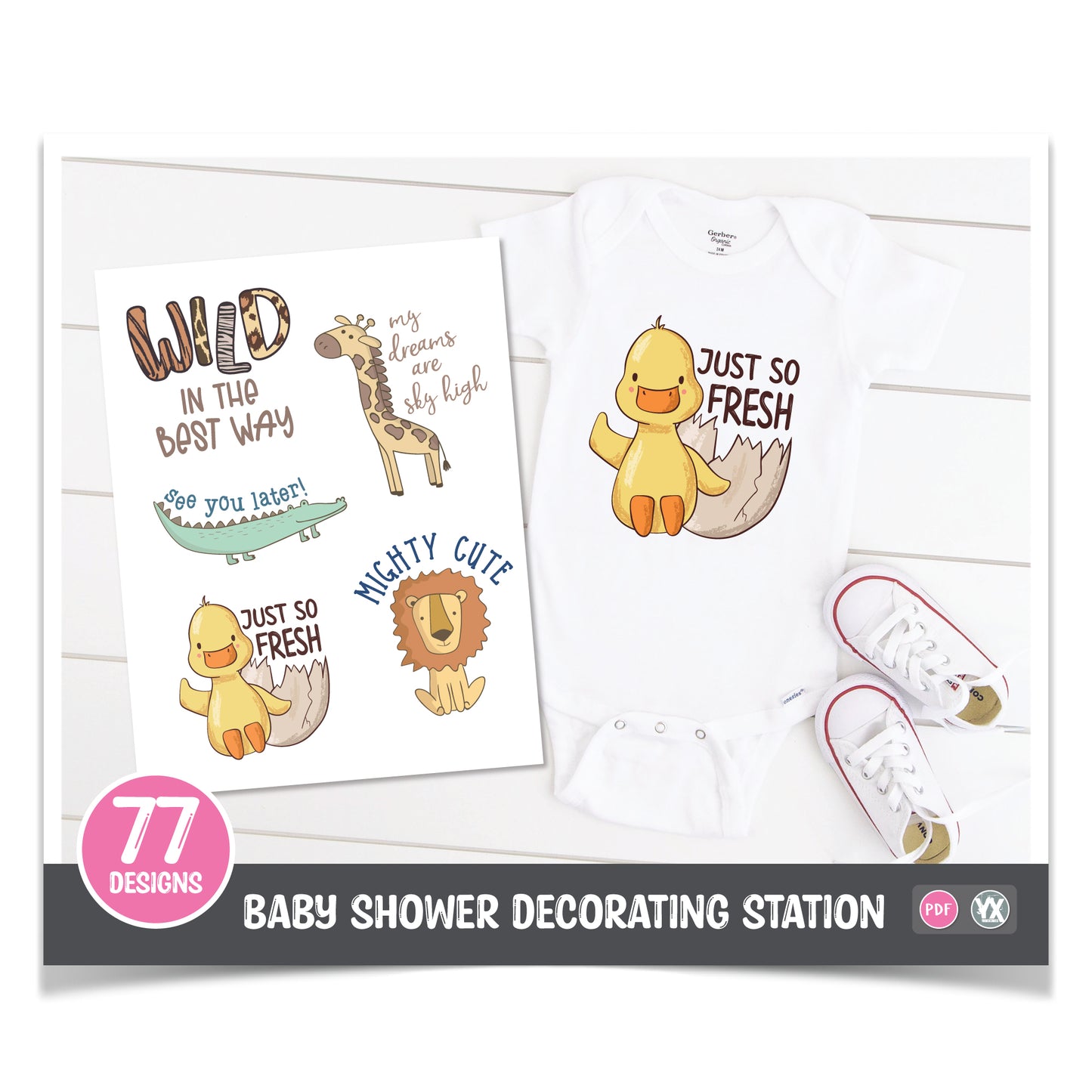 Entire Baby Shower Collection (All 15 Digital Sets)