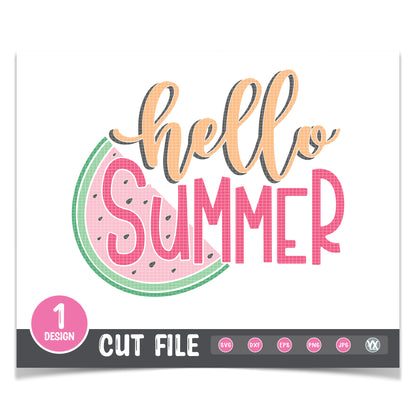 Hello Summer SVG