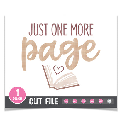 Just One More Page SVG