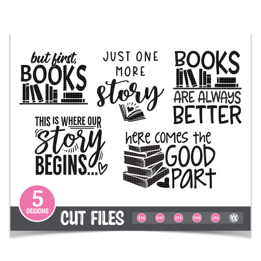 Bookworm SVG Bundle