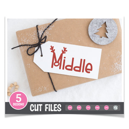 Christmas Sibling SVG Bundle