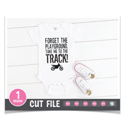 Forget the Playground. Take Me to the Track! SVG