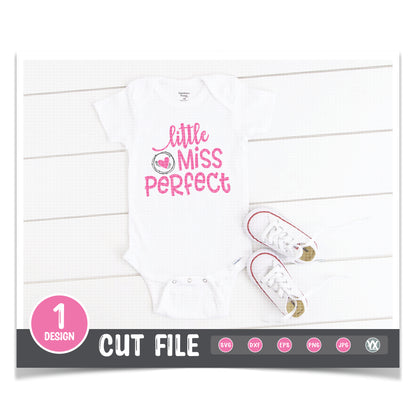 Little Miss Perfect SVG