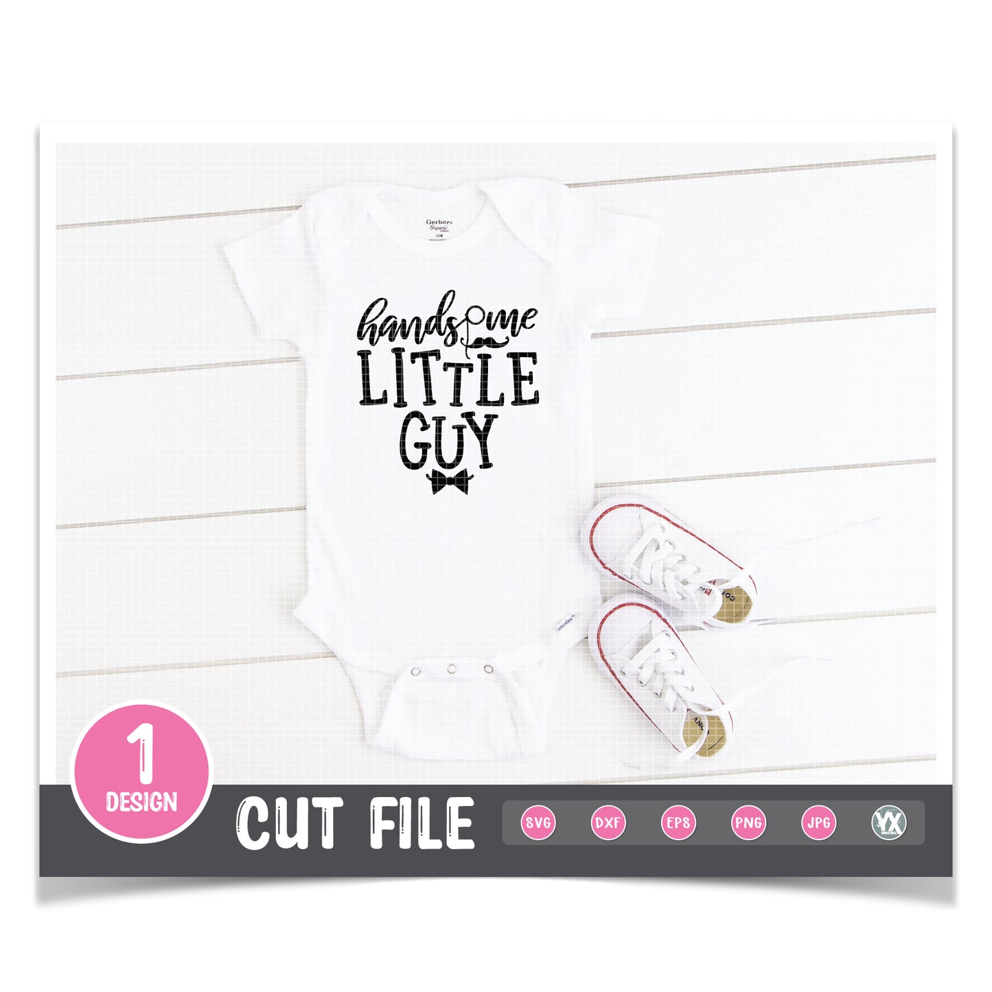 Handsome Little Guy SVG