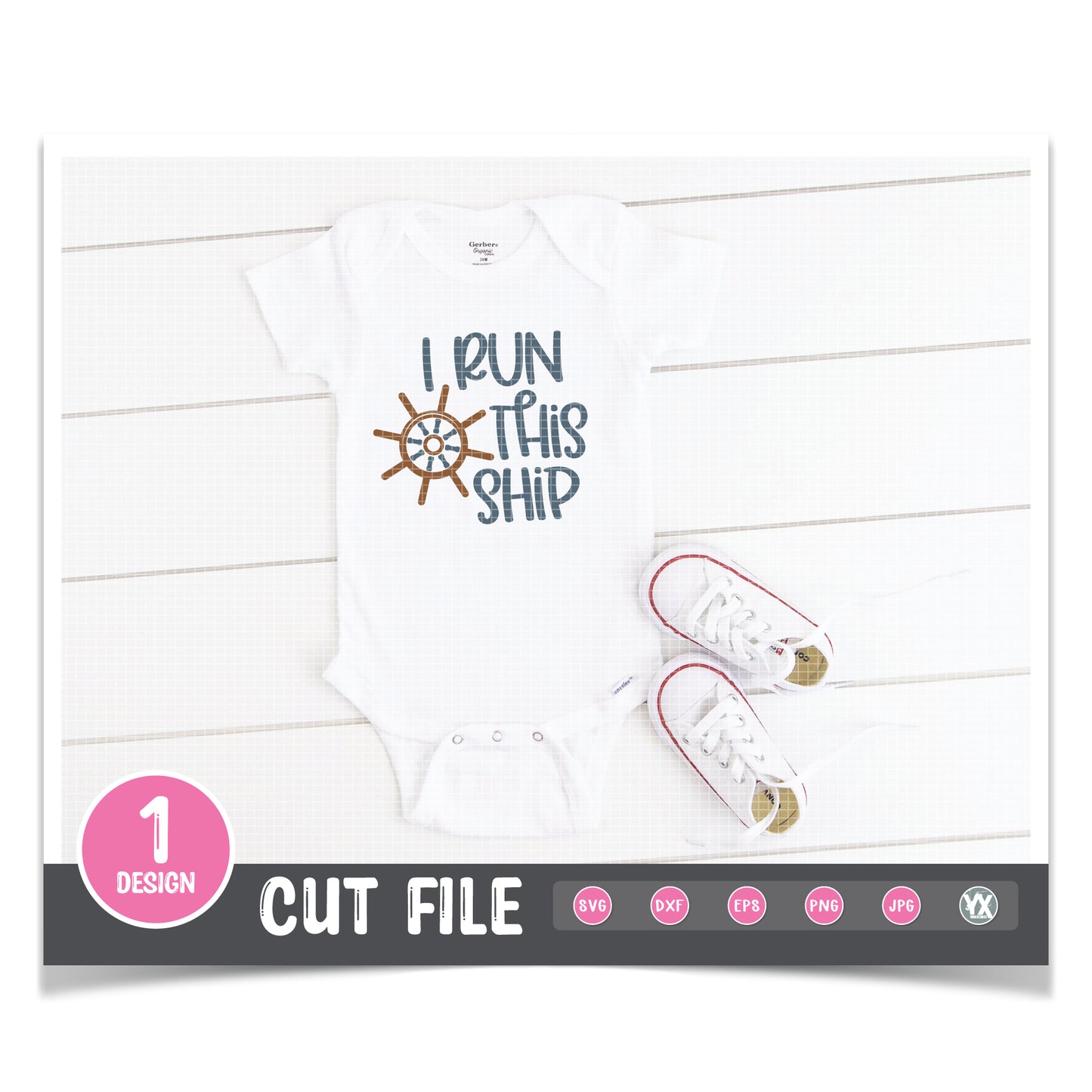 I Run This Ship SVG