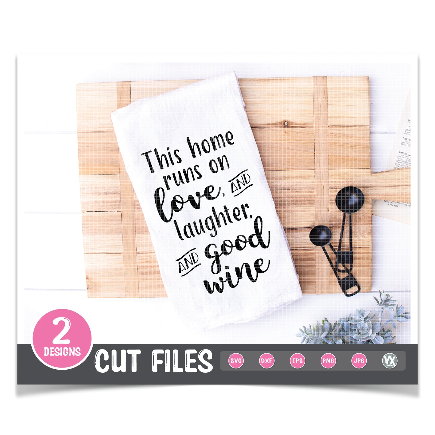 This Home Runs On Good Wine & Cold Beer SVG Bundle