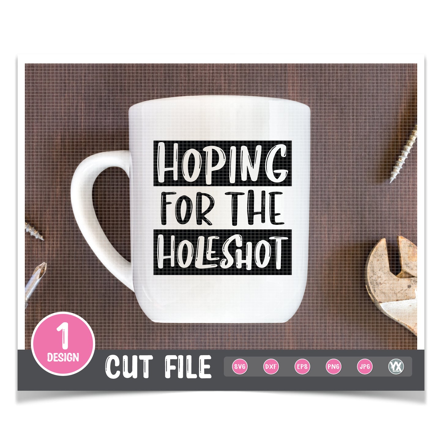 Hoping for the Hole Shot SVG