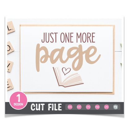 Just One More Page SVG
