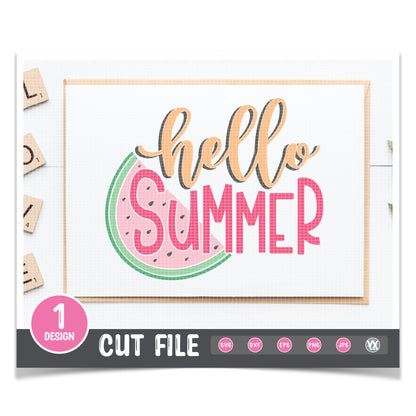 Hello Summer SVG