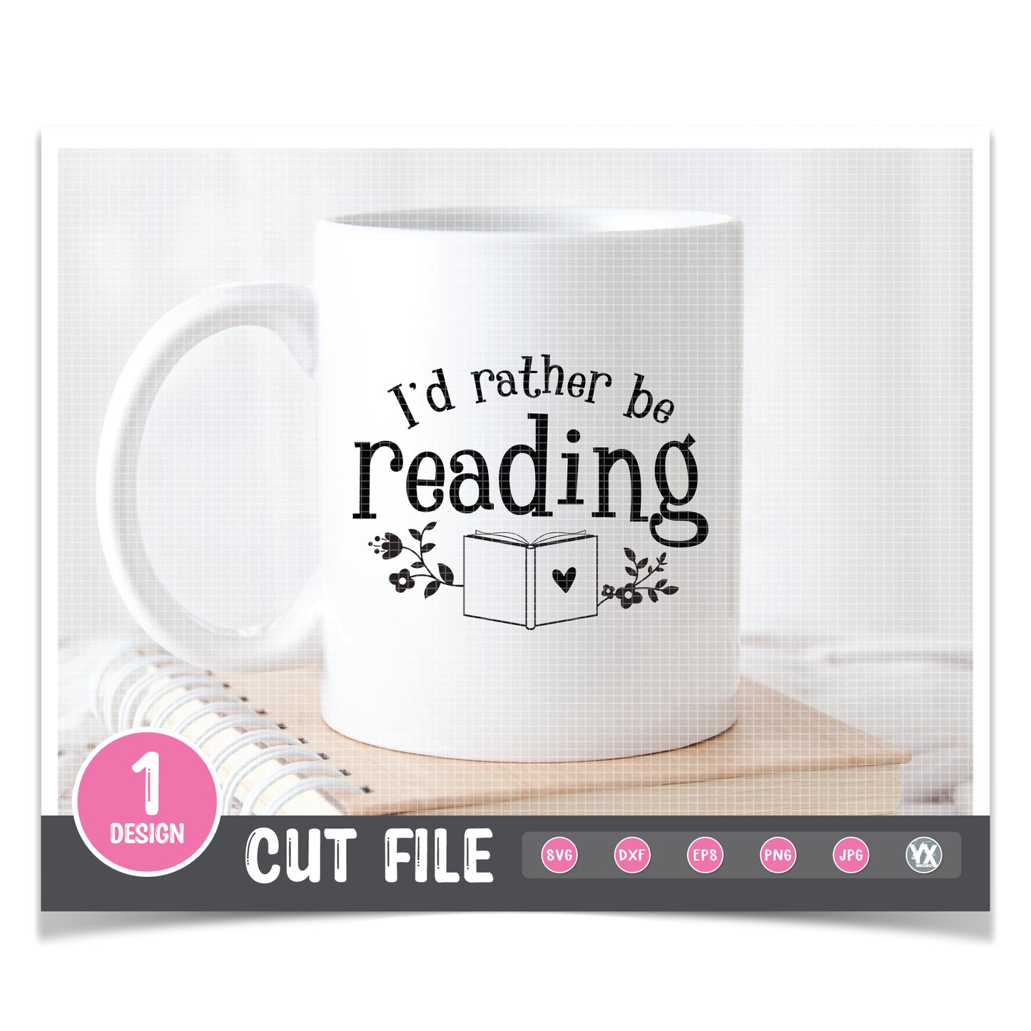 I'd Rather Be Reading SVG