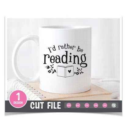 I'd Rather Be Reading SVG