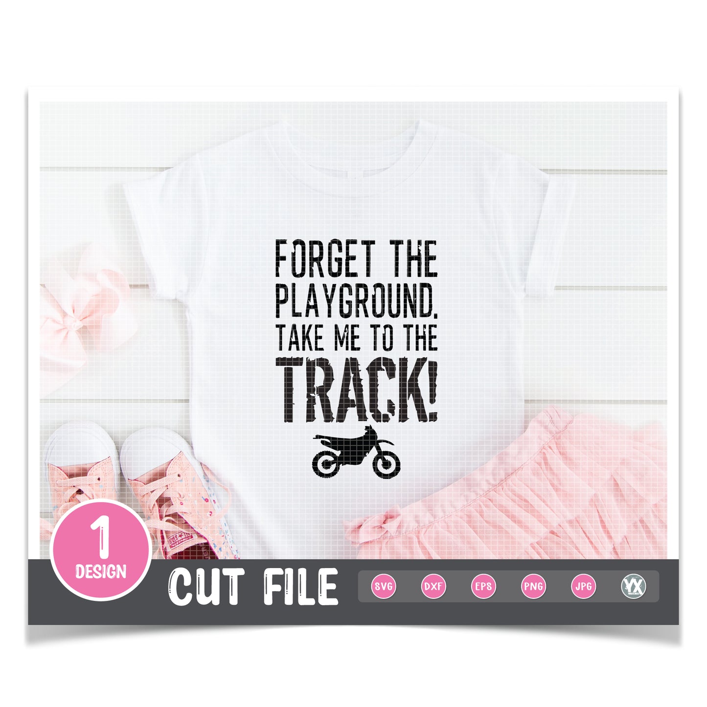 Forget the Playground. Take Me to the Track! SVG