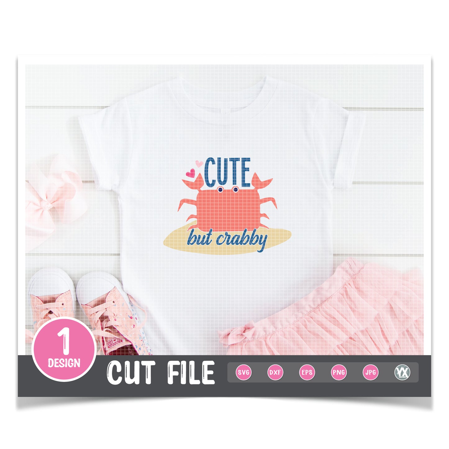 Cute But Crabby SVG