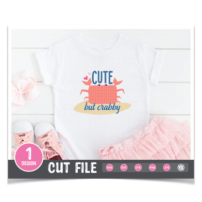 Cute But Crabby SVG