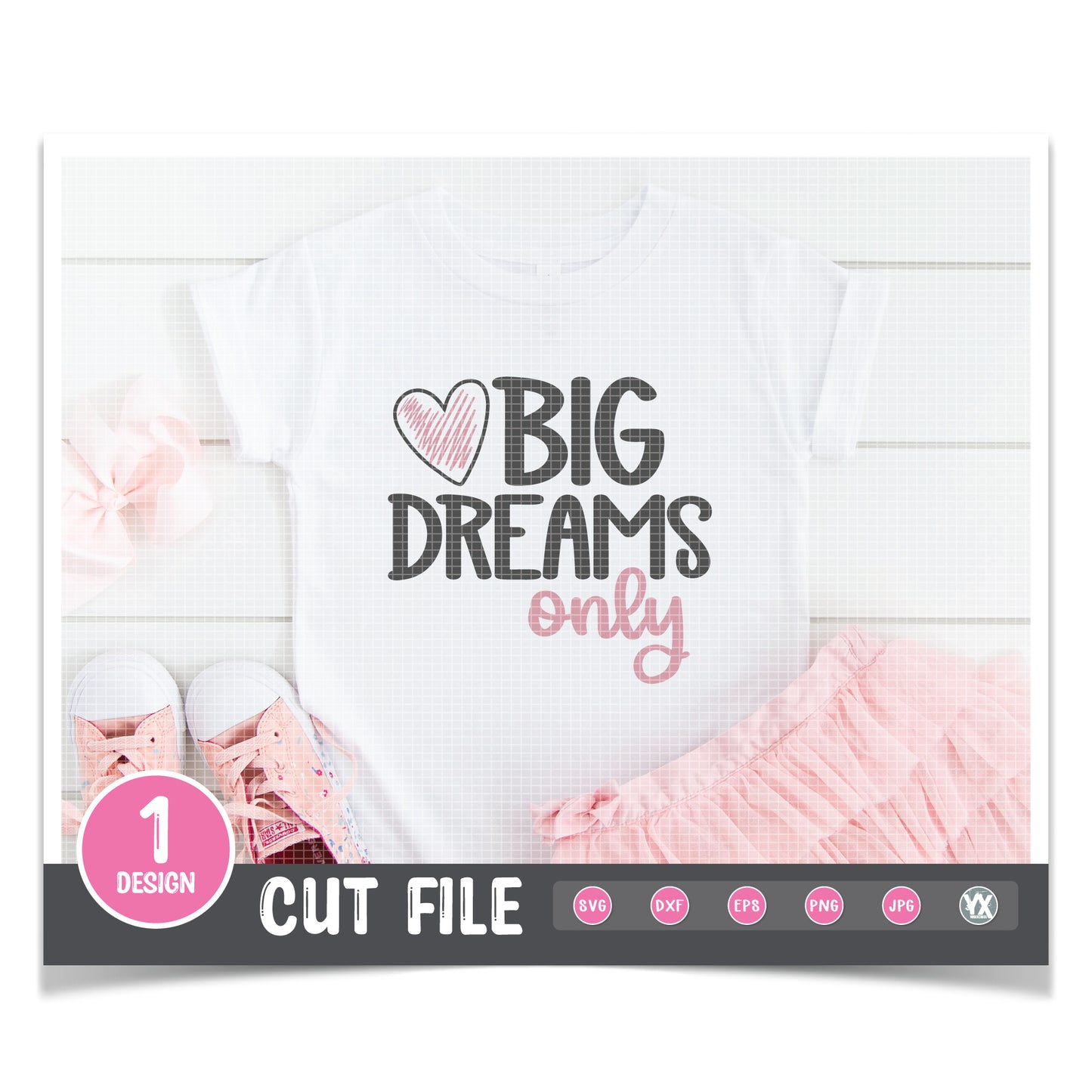 Big Dreams Only SVG