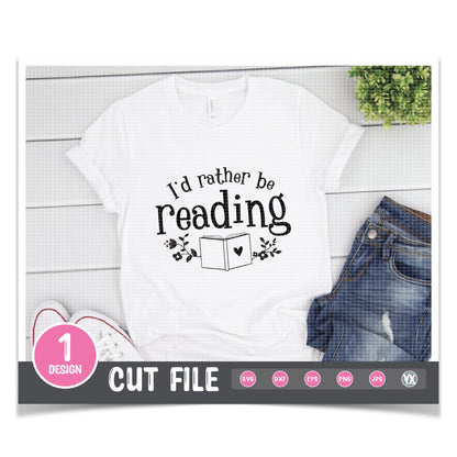 I'd Rather Be Reading SVG