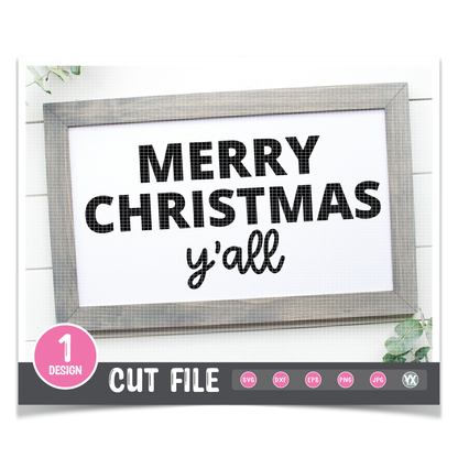 Merry Christmas, Y'all SVG