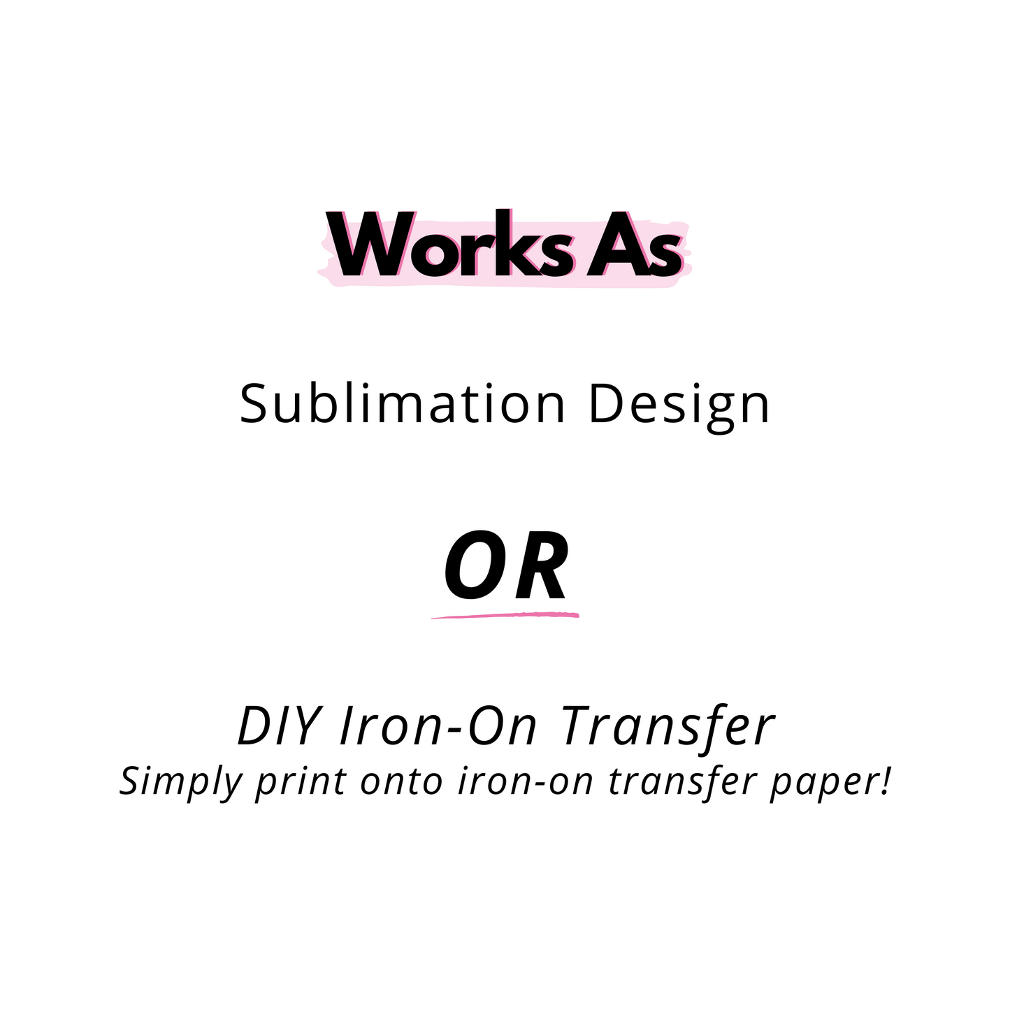Kind Words, Happy Thoughts, Good Vibes (Sublimation)